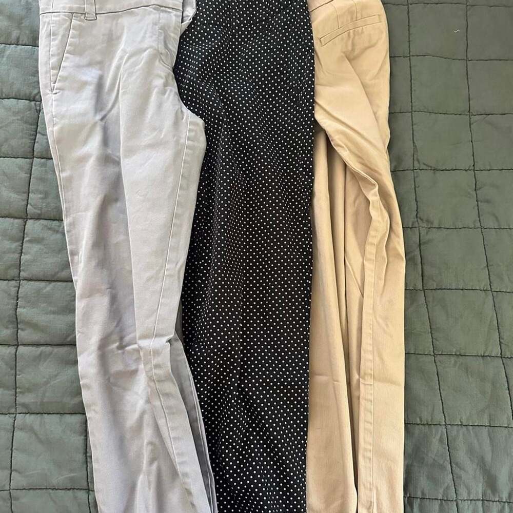 J.Crew City Fit Ankle Chino Pants Bundle Size 0